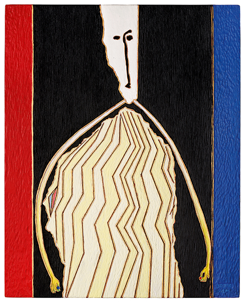 Plerinage 12, autoportrait naf, 2018